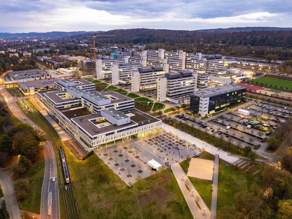 The campus of Bielefeld University